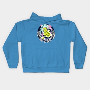 Space Cat Lost in the Cosmos Kids Hoodie